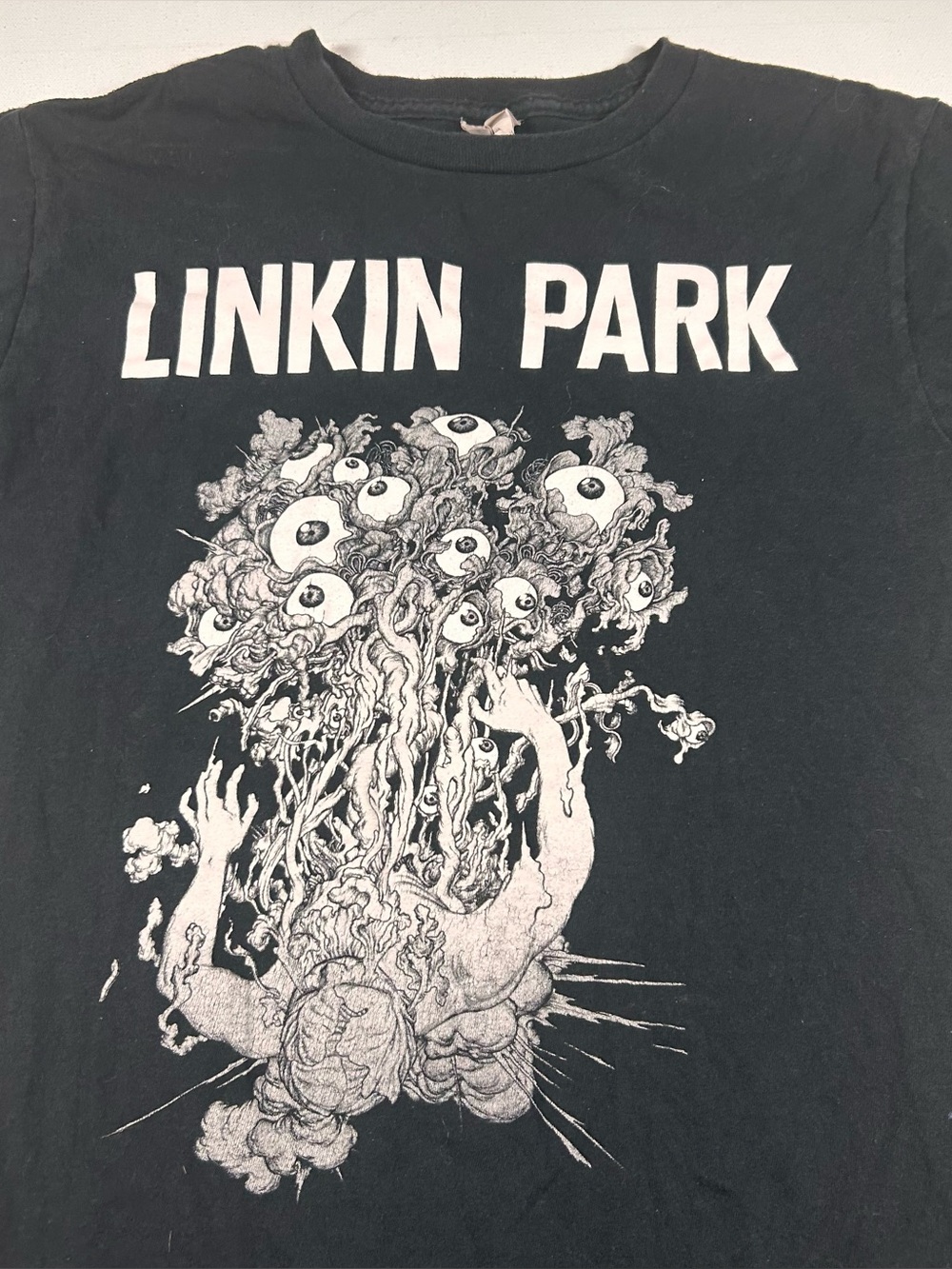 LINKIN PARK 2014 Tour Medium Black T-shirt Eyes And Guts Official Tee
